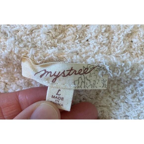Mystree Sweater Size Large Women’s Cream Pullover - Picture 3 of 7